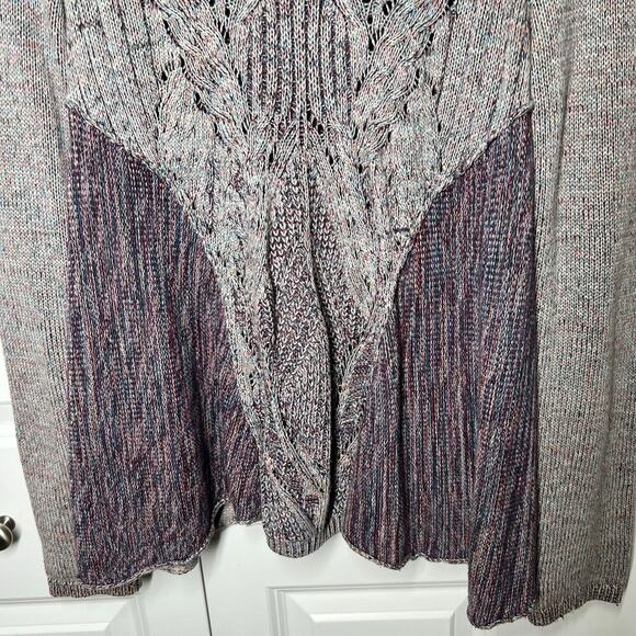 Anthropologie Moth Women's Anita Mixed Cable Knit Sweater Size XS - Picture 3 of 10